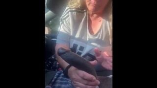 Grandma so Cool she Suck Dick with Shades