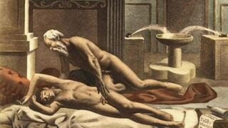 Vintage retro classical hardcore fucking art