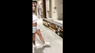 Had some Public Fun at Lowe’s Hardware Store