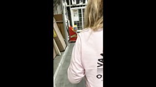 Had some Public Fun at Lowe’s Hardware Store