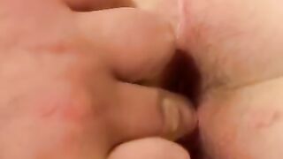 Loosing my Anal Virginity and getting my Pussy Fucked by Fat Dildo