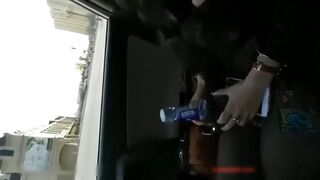 漂亮美女搭顺风车被迷