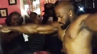 Hot Male Stripper BBC getting Sucked Deepthroat Sloppy