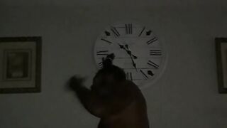 Ebony Momma let's Nolabbytu Thrash Ha Hard from the back while Ha other Lover at Work