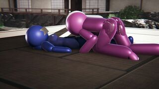 Among us - Blue Fucks White and Pink (futa) (japanese)