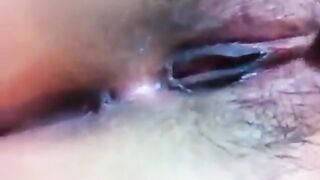 Indonesian Teen Girl playing with her Pussy