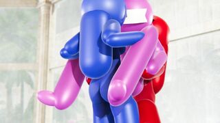 Among us Threesome Blue and Red Fuck Pink (futa, Japanese, Dp)