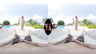 VRLatina - Fucking a Super Tight Hot Latina Poolside