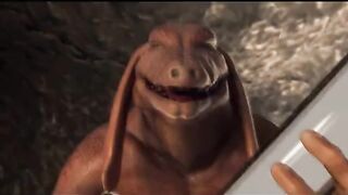 3D Jedi Girl Gets Multiple Orgasms!