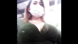 Woman Masturbating in Clothing Store right next to Strangers