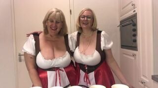 Oktoberfest - 2 Busty Topless Blondes