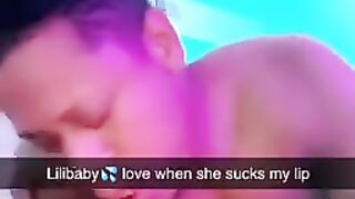 My Cousin went away for a Weekend and I Fucked his Girl on my Snapchat