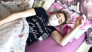 Told my Neighbor that Semen in the Throat Helps from Coronavirus, and she Fell for It!