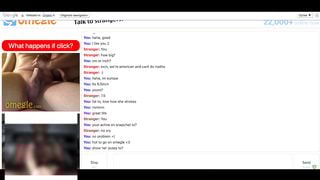 Horny Couple Cums with me on Omegle