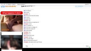 Horny Couple Cums with me on Omegle