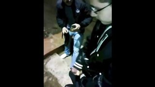 friends make him cum and tape it