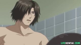 Hot Bath with a Busty Girl | Hentai Uncensored