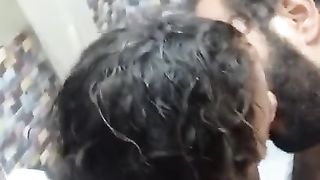 ريهام وبيتر مص ولعب ودلع