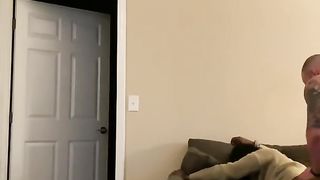 Ebony Bodybuilder Gets Throat Fucked