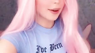 BELLE DELPHINE ANNOUNCES HARDCORE PORN AND SHOWS TITS