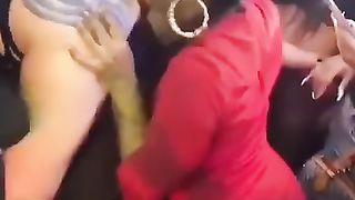 Girl Eats Atlanta Stripper Pussy in the Club