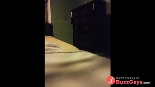 Young guy slow blow job on older guy