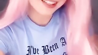 BELLA DELPHINE SHOWING HER TITS FIRST TIME EVER (NOT FAKE!!!)