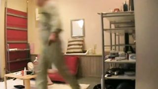 Japanese Hairy Wife Nude Seduces Cable Man Home