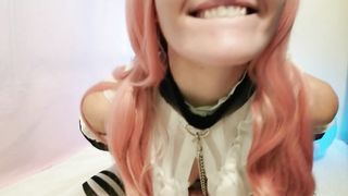 "please Cum on Me" - Naughty Pink Hair Maid Service