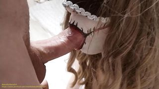 What Happened to the Maid on Halloween? Hot and Passionate Sex with a Maid!!!