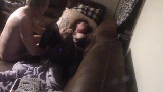 HUSBAND TELLS NYMPHO WIFE ABOUT HIS CUM TRIGGERING NONSTOP ROLLING ORGASMS