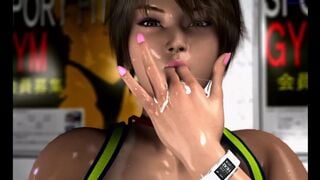 Hot Fit Babe who looks like Lara Croft got Fucked in a Gym by her Trainers / 3D Hentai