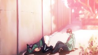 Hentai schoolgirl gets analed by a bunch of guys