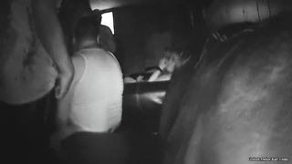 Amateur Girlfriend Passed around in Adult Theatre