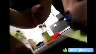 Fuccboi1999 - virgin riding bottle and massive dildo