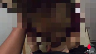 Cheating Pinay Housewife Sucks Neighbor until he Cums - Pinaraos Si Kumpare Blowjob Putok SA Muka