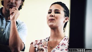 PURE TABOO Kylie Rocket is Curious about Threesome with Date & his Horny Step-Aunt