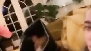 Billie Eilish Sexy Boob Smaking from IG Story