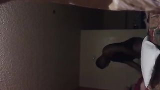 Hubby tell black guy to take the condom off