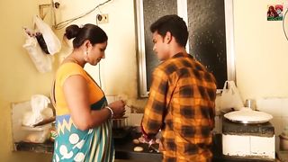 Hot Aunty Seduces Young Boy