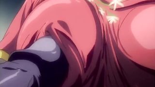 Horny hentai babe toying her pussy and ass