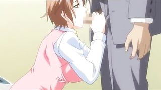 Girl gets a horny fuck in the office