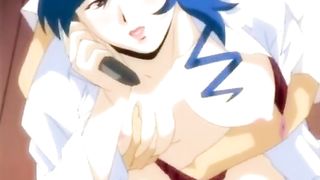 Big boobs hentai doll does oral and rides rod