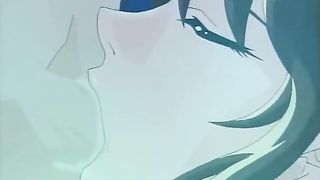 Nasty hentai girl blowing cocks underwater