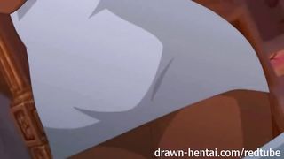 Disney Princess hentai - Tiana meet Charlotte