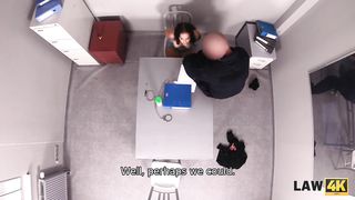 LAW4k. Chick in black tries to steal car but gets busted and fucked