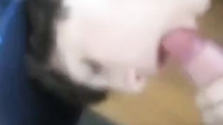 Amateur teen sucking his friends dick