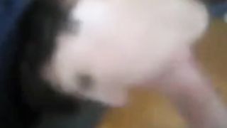 Amateur teen sucking his friends dick