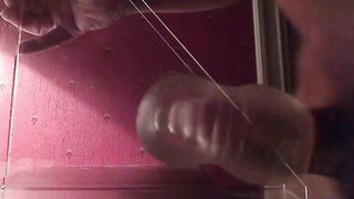 Daddy cum huge and moaning