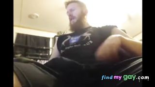 Big Dick Ginger Shoots Out A Massive Load